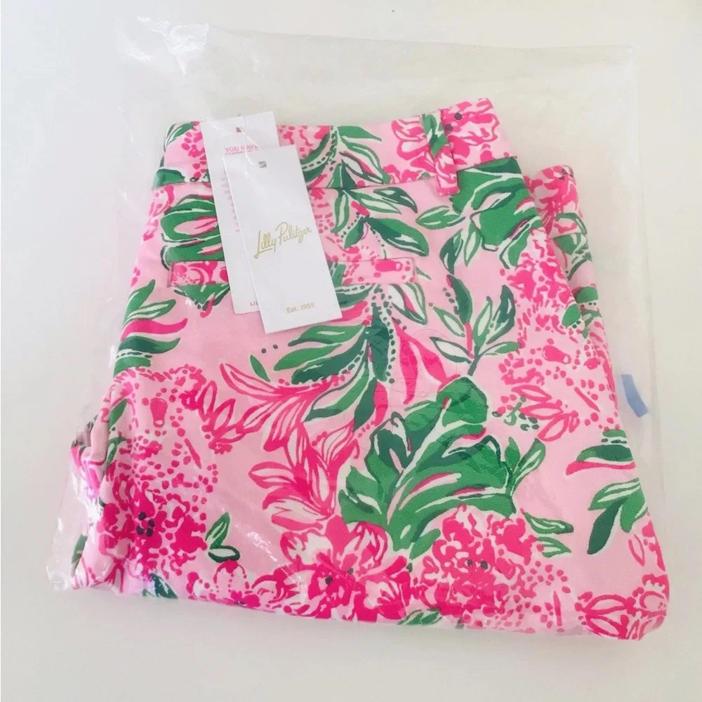 Lilly Pulitzer Callahan 5” Shorts-Conch Shell Pink NEW - Picture 10 of 12